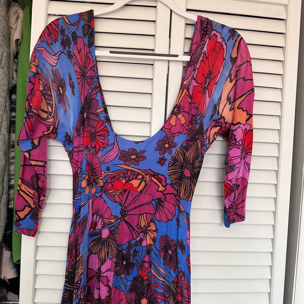 Free people flower maxi dress